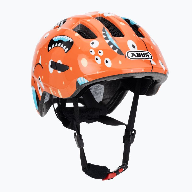 Детска велосипедна каска ABUS Smiley 3.0 orange monster