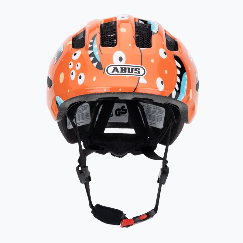 Детска велосипедна каска ABUS Smiley 3.0 orange monster 2