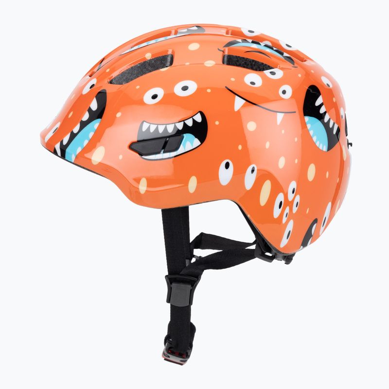 Детска велосипедна каска ABUS Smiley 3.0 orange monster 3