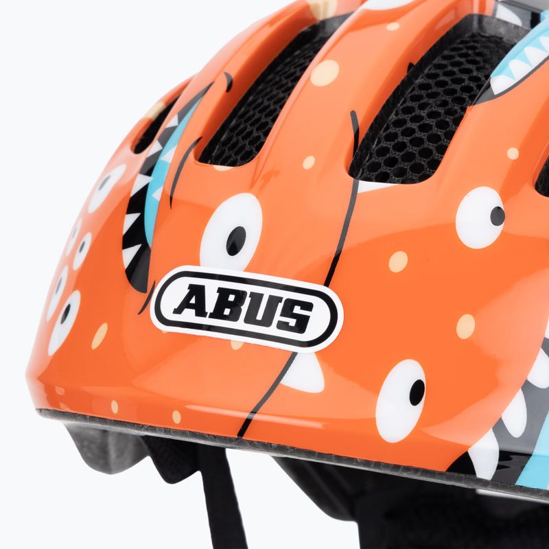 Детска велосипедна каска ABUS Smiley 3.0 orange monster 7