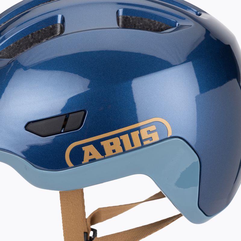 Детска велосипедна каска ABUS Smiley 3.0 ACE LED кралско синя 7