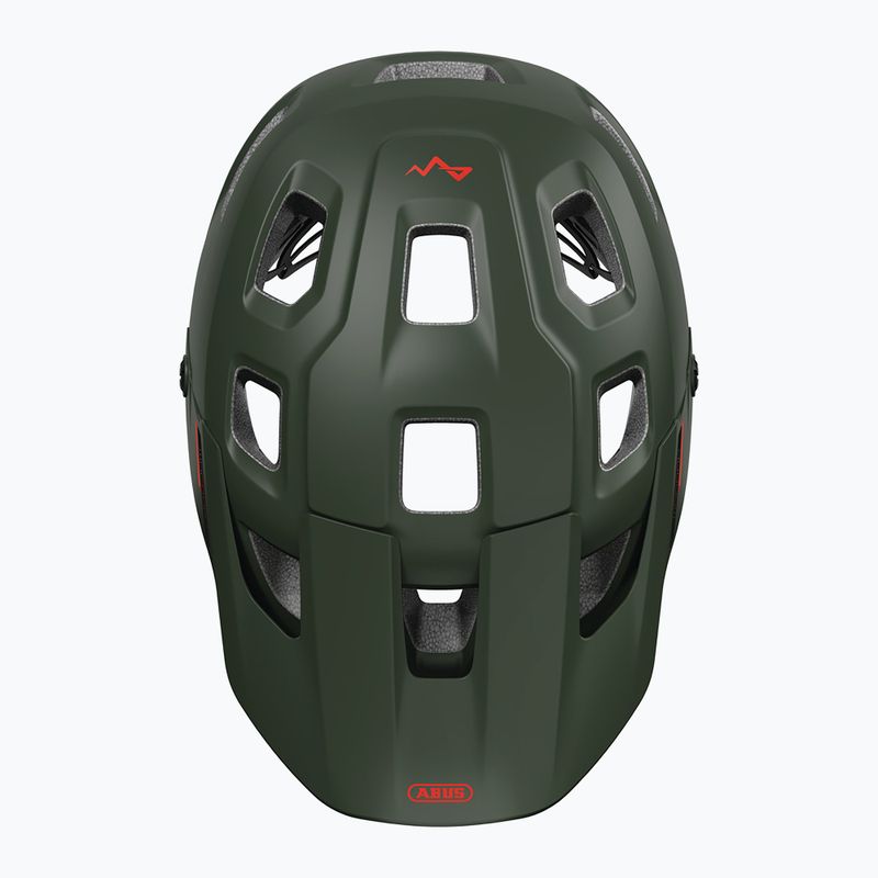 Велосипедна каска ABUS MoDrop MIPS pine green 4