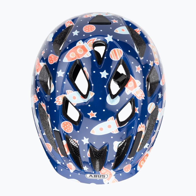 Детска велосипедна каска ABUS Smooty 2.0 blue space 6
