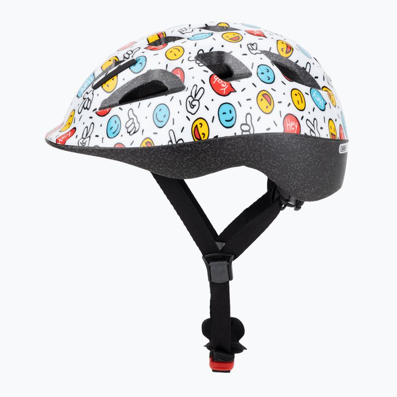 Детска велосипедна каска ABUS Smooty 2.0 white smiley 3