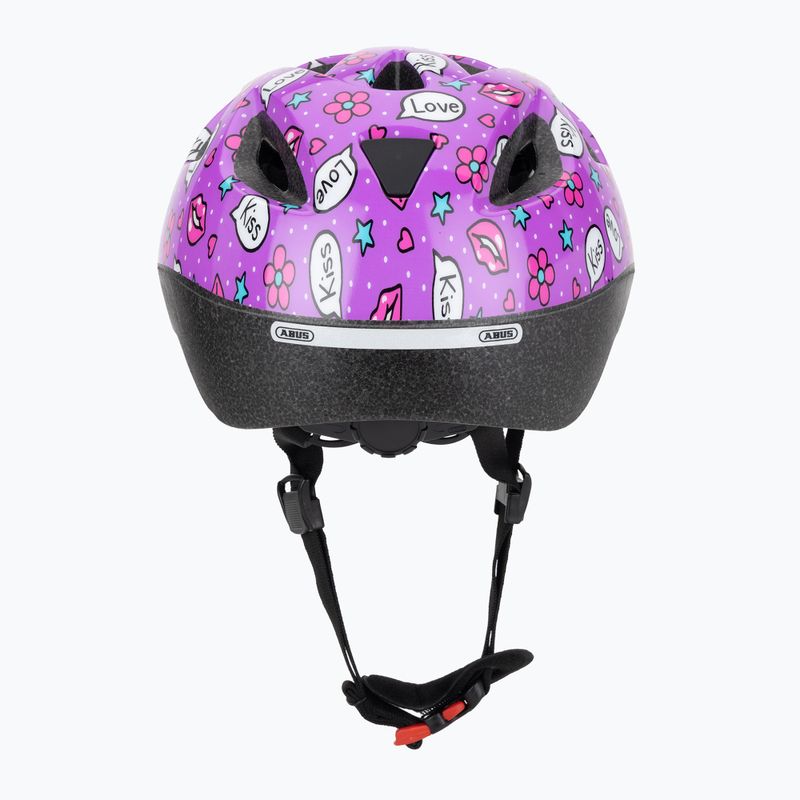 Детска велосипедна каска ABUS Smooty 2.0 purple kisses 4