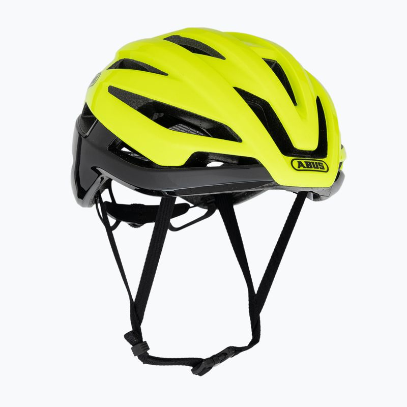 Велосипедна каска ABUS StormChaser neon yellow