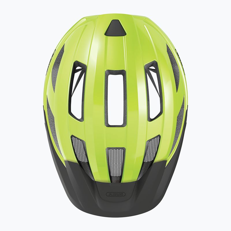 Велосипедна каска ABUS Macator Mips signal yellow 4