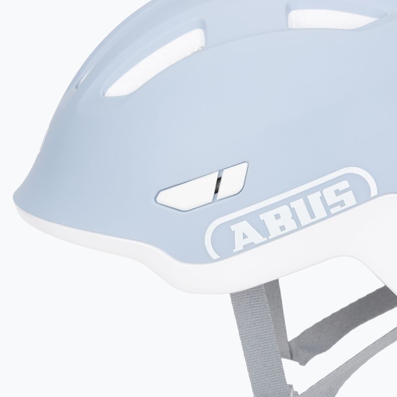 Детска велосипедна каска ABUS Smiley 3.0 ACE LED pure aqua 8