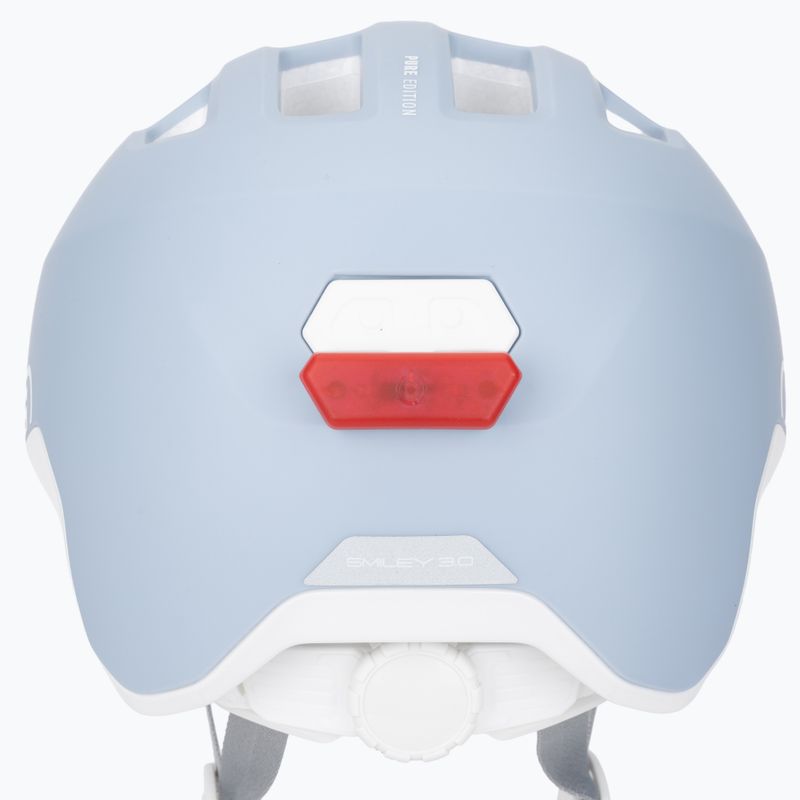 Детска велосипедна каска ABUS Smiley 3.0 ACE LED pure aqua 9