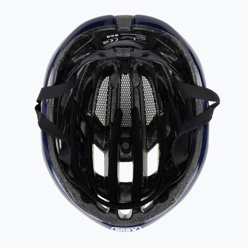 ABUS AirBreaker Movistar Team 24 тъмножълта/жълта/бяла велосипедна каска 5