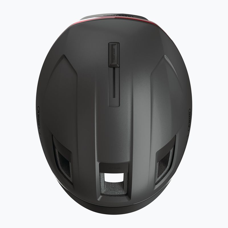 Каска за велосипед с мигачи ABUS Hyp-E volcano titan 7