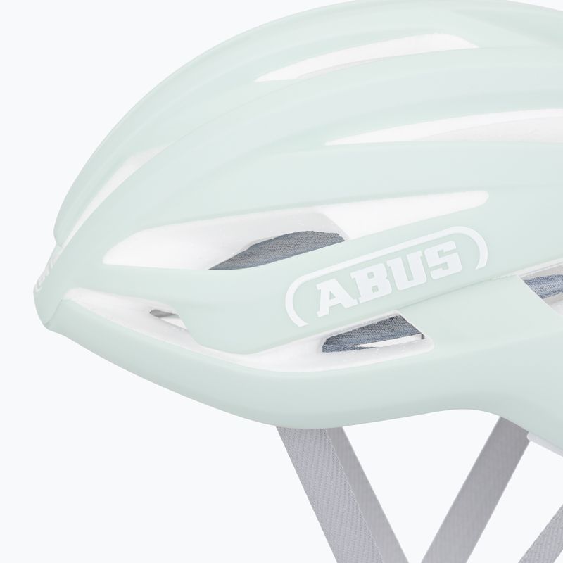 Велосипедна каска ABUS StormChaser Ace в чист ментов цвят 7