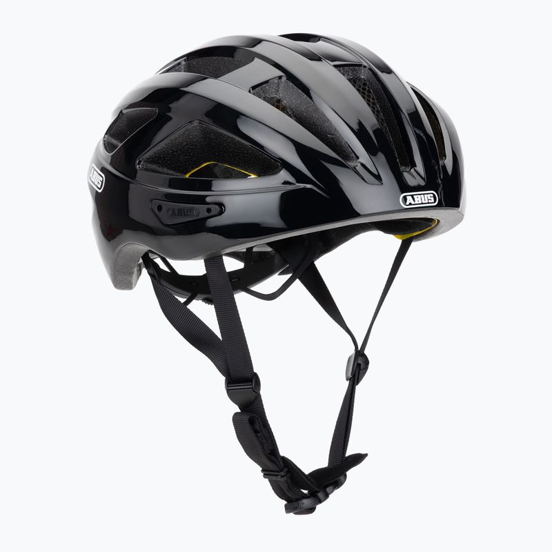 Велосипедна каска ABUS Macator Mips shiny black