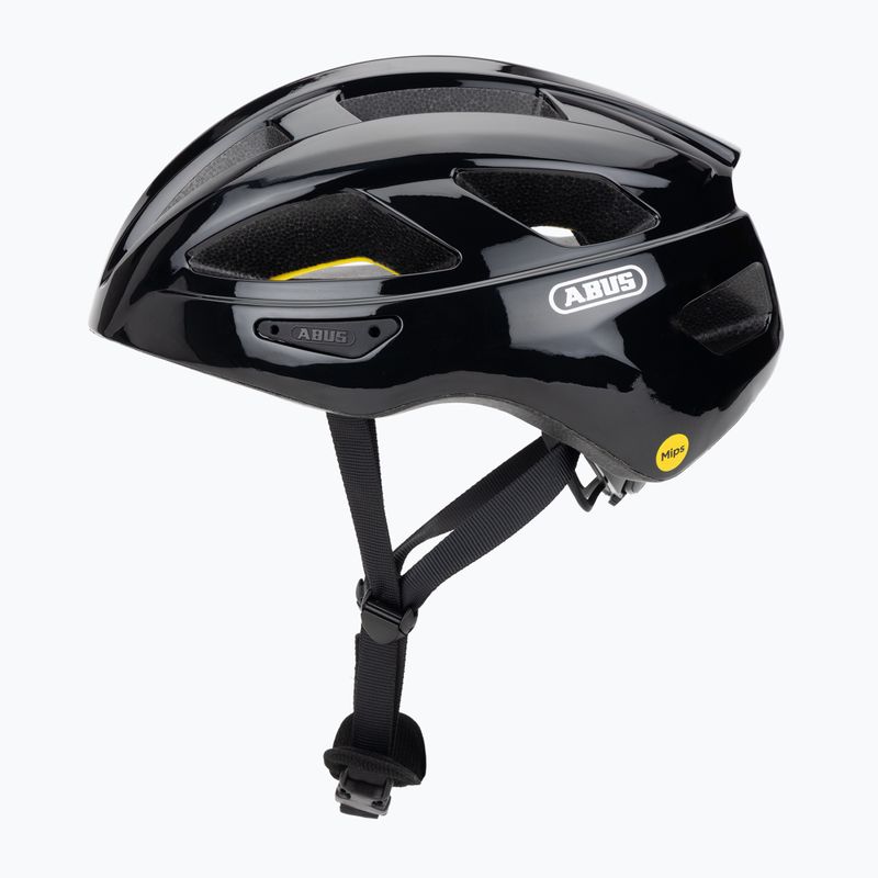 Велосипедна каска ABUS Macator Mips shiny black 3