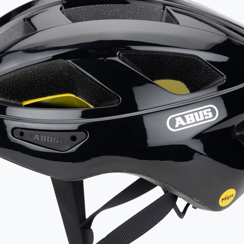 Велосипедна каска ABUS Macator Mips shiny black 7