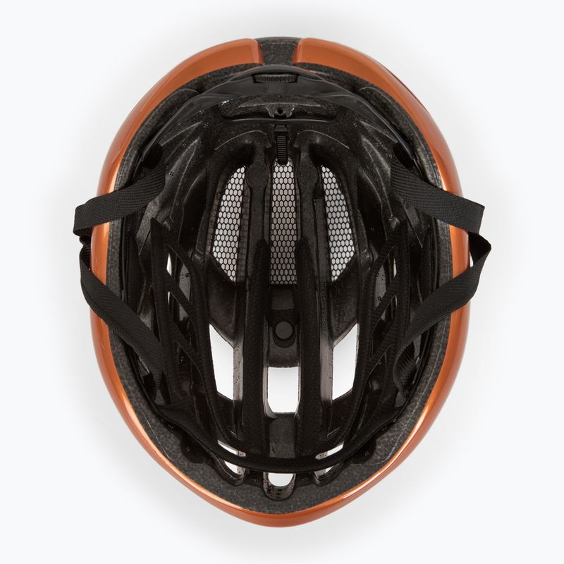 Велосипедна каска ABUS AirBreaker златна рибка оранжева 5