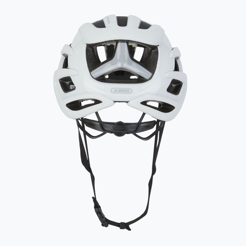 Велосипедна каска ABUS AirBreaker флийс бяла матова 4