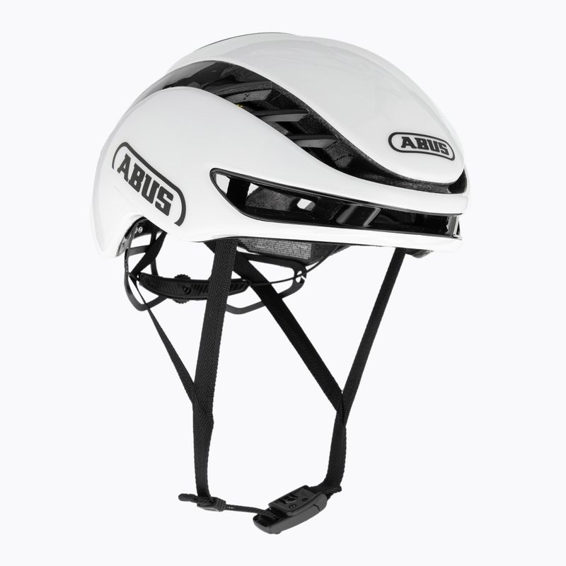 ABUS Gamechanger 2.0 MIPS каска за велосипед блестящо бяла