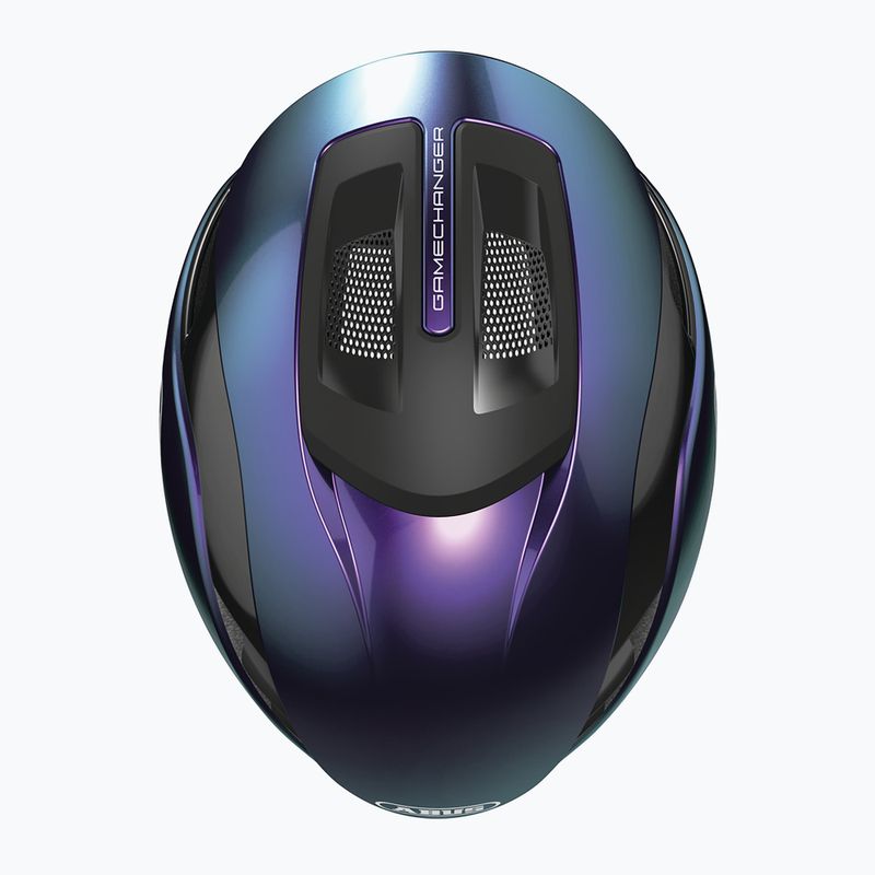 ABUS Велосипедна каска Gamechanger 2.0 MIPS flip flop лилава 5