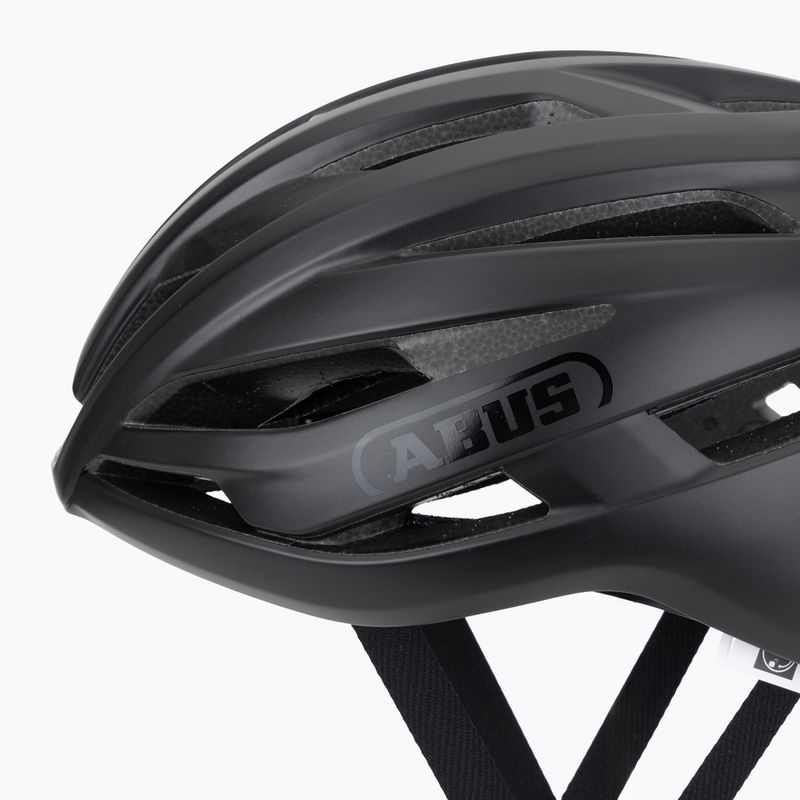 ABUS StormChaser Ace кадифена черна велосипедна каска 7
