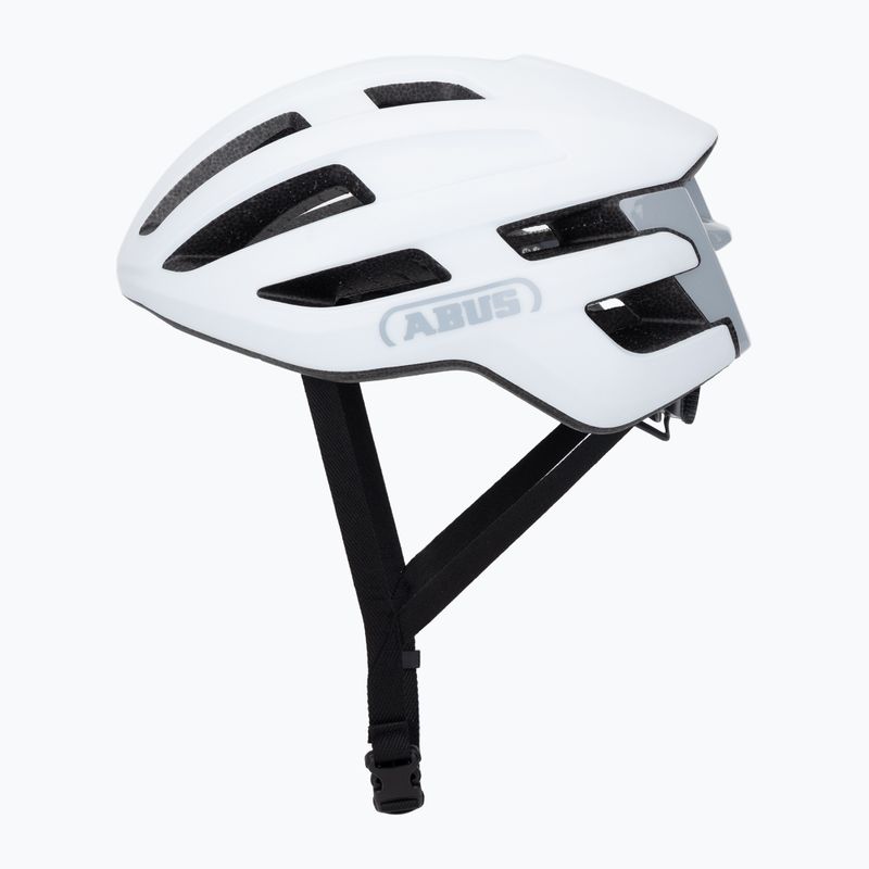 ABUS PowerDome каска за велосипедисти флийс бяла 3