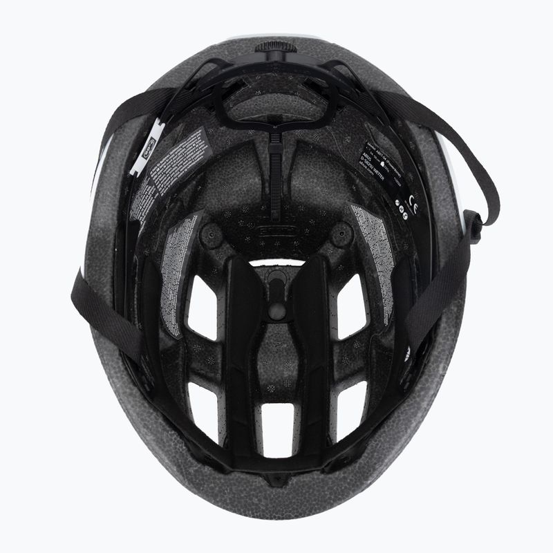 ABUS PowerDome каска за велосипедисти флийс бяла 5