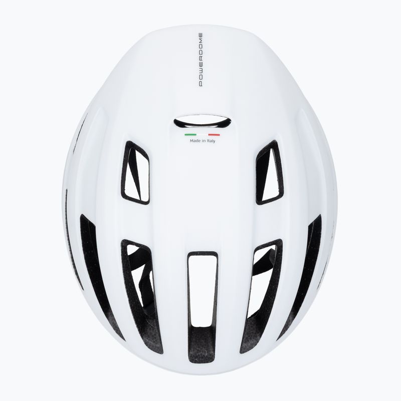 ABUS PowerDome каска за велосипедисти флийс бяла 6