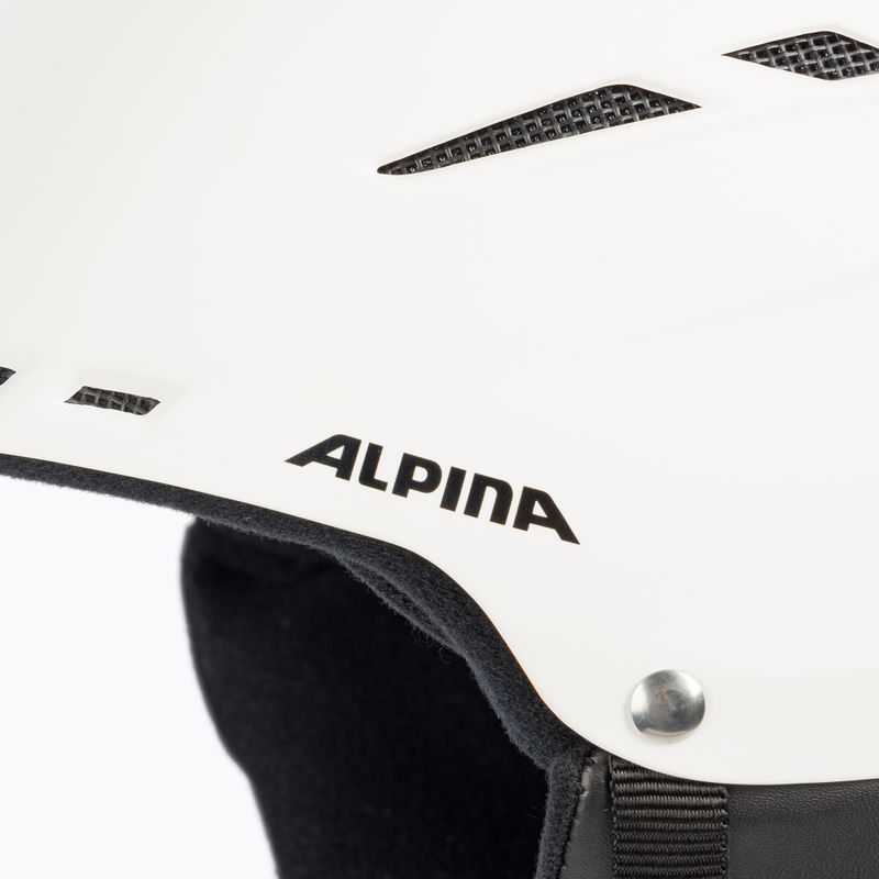 Ски каска Alpina Biom white matt 7