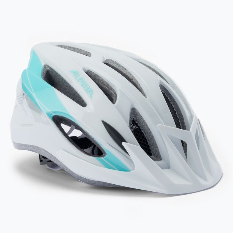 Велосипедна каска Alpina MTB 17 white/light blue