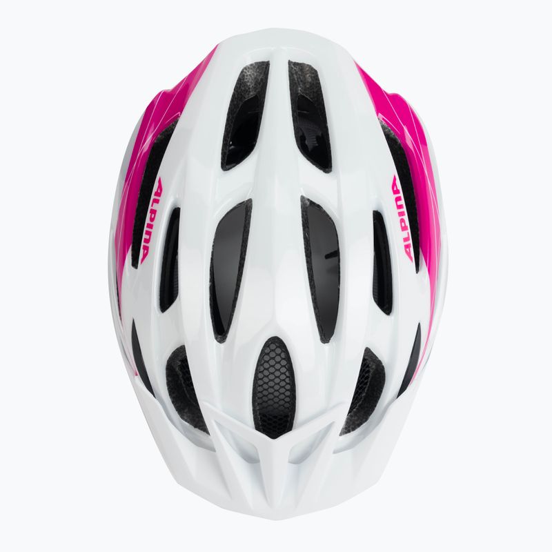 Велосипедна каска Alpina MTB 17 white/pink 6