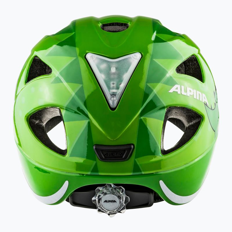 Детска каска за велосипед Alpina Ximo Flash green dino gloss 4