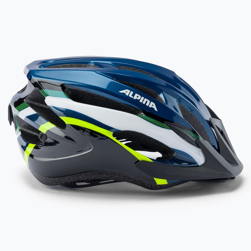 Велосипедна каска Alpina MTB 17 dark blue/neon 3