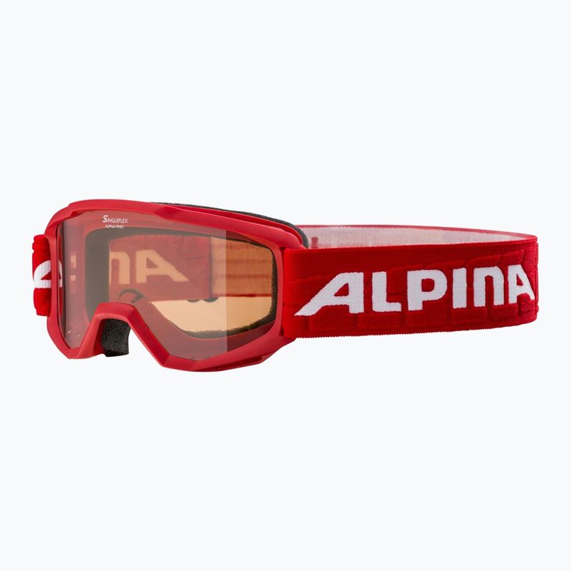 Детски ски очила Alpina Piney red matt/orange 6