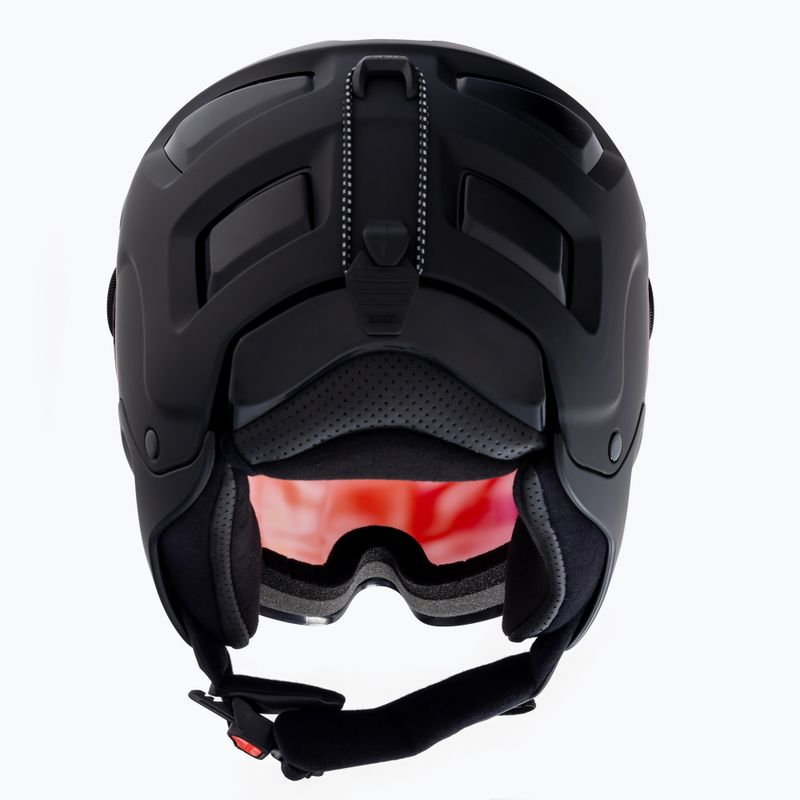 Ски каска Alpina Attelas Visor QVM black matt/silver 3