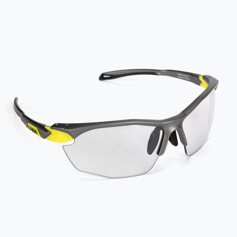 Очила за велосипеди Alpina Twist Five Hr V tin matt neon yellow/black
