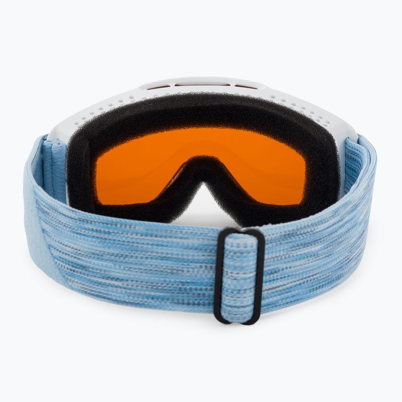 Детски очила за ски Alpina Piney white/skyblue matt/orange 3