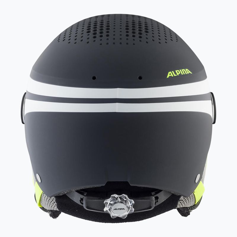 Детски ски каски Alpina Zupo Visor Q-Lite charcoal/neon matt 12