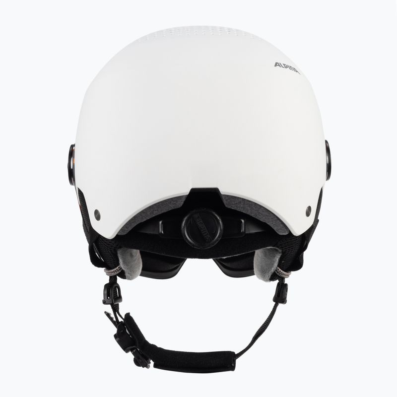 Ски каска Alpina Arber Visor Q Lite white matt 3