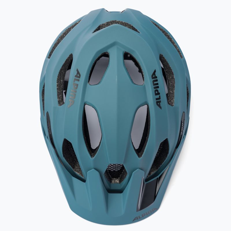 Велосипедна каска Alpina Carapax 2.0 dirt blue matt 6