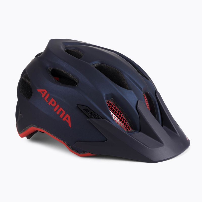 Детска велосипедна каска Alpina Carapax indigo matte