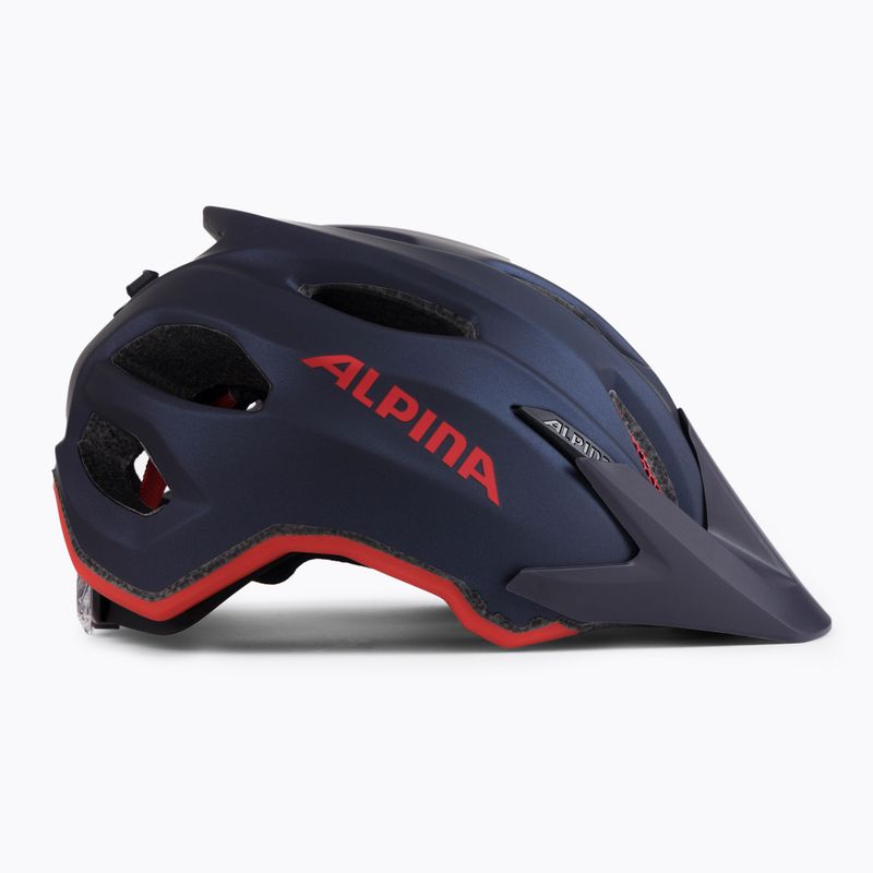 Детска велосипедна каска Alpina Carapax indigo matte 3