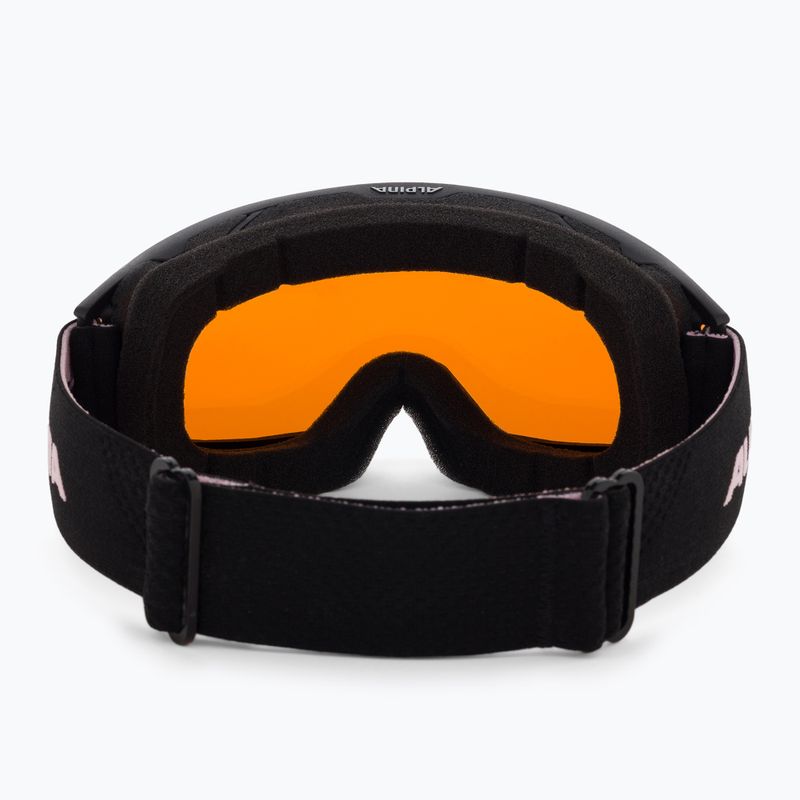 Очила за ски Alpina Nakiska black/rose matt/orange 3