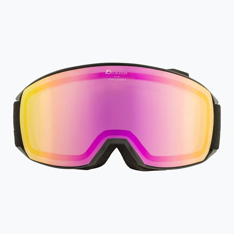 Очила за ски Alpina Nakiska Q-Lite black/rose matt/pink 7