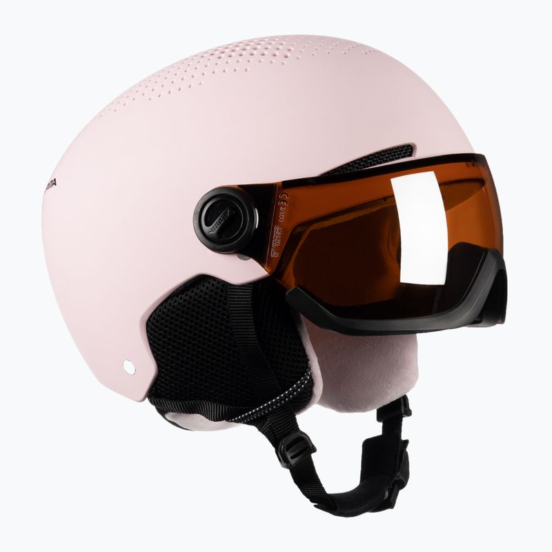 Детски ски каски Alpina Zupo Visor Q-Lite rose matt