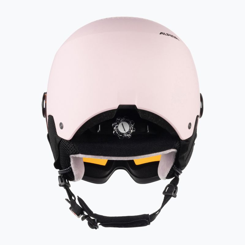 Детски ски каски Alpina Zupo Visor Q-Lite rose matt 3