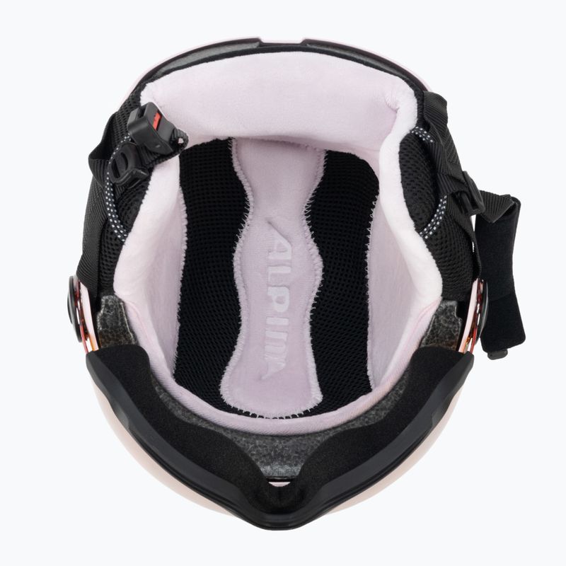 Детски ски каски Alpina Zupo Visor Q-Lite rose matt 5