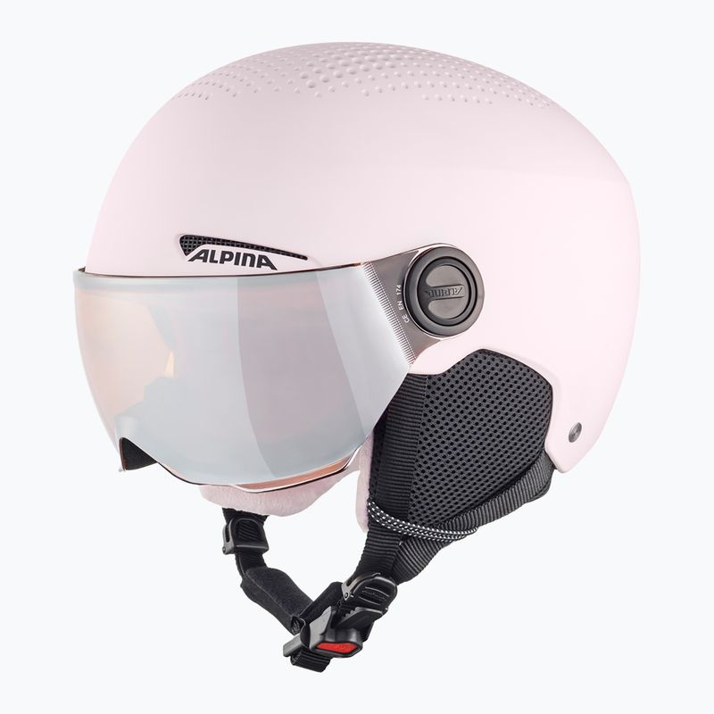 Детски ски каски Alpina Zupo Visor Q-Lite rose matt 9