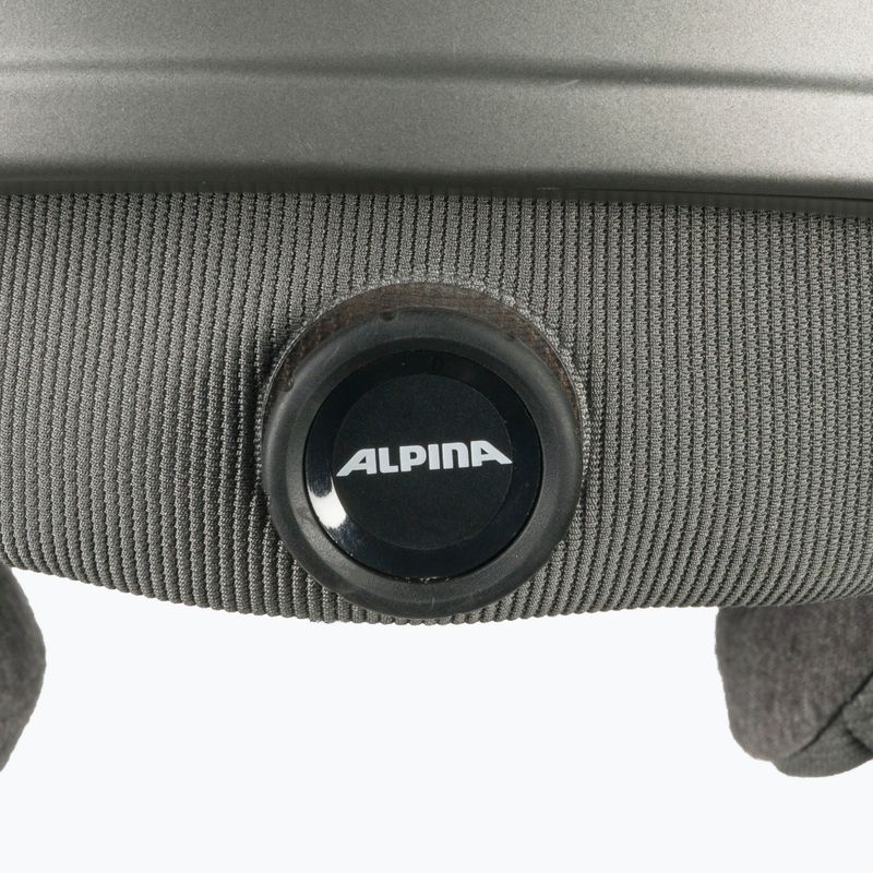 Ски каска Alpina Alto QV gunmetal matt 6