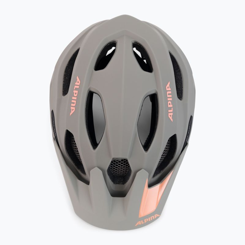 Велосипедна каска Alpina Carapax 2.0 moon grey peach matt 6