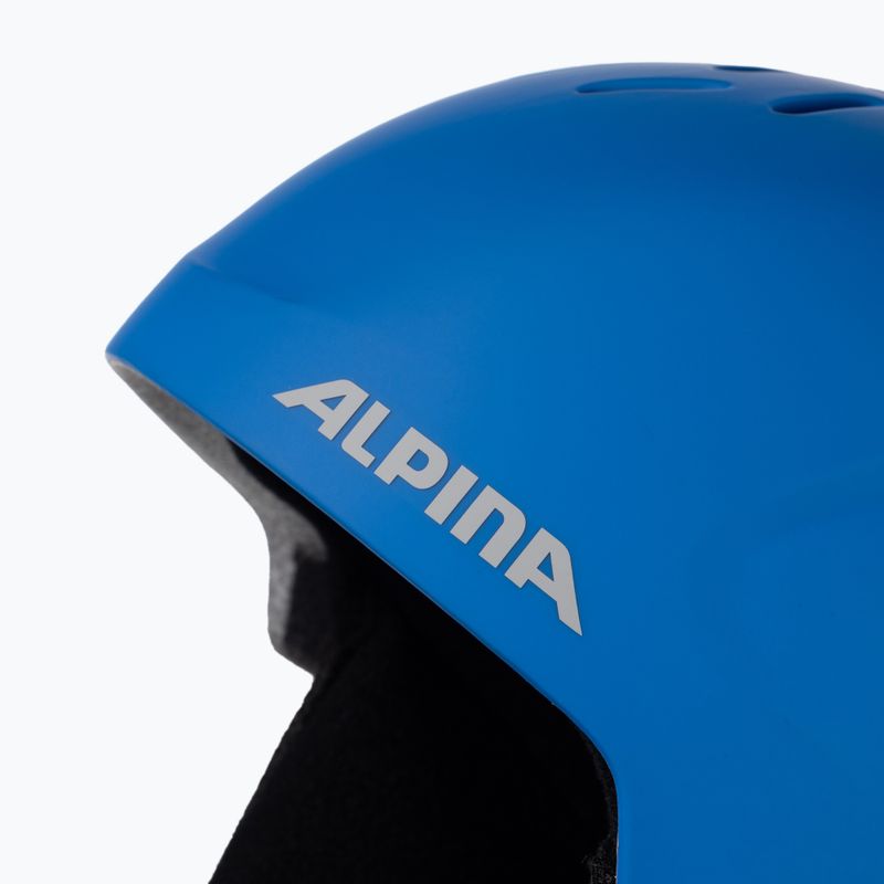 Детска ски каска Alpina Pizi blue matt 9